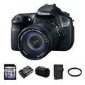 Canon EOS 60D DSLR Camera with EFS 18-135mm Lens Bundle