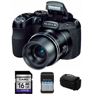 Fuji Film FinePix S2980 14MP Digital Camera 16GB Bundle