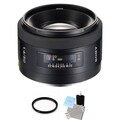 Sony 50mm f/1.4 Alpha A-Mount Standard Prime Lens Bundle