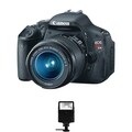 Canon EOS Rebel T3i DSLR Camera/ 18-55MM IS Lens/ Digital Flash Bundle
