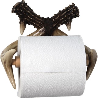 River's Edge Deer Antler Wall Mount Toilet Paper Holder