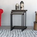Olivia Black/ Chestnut Nesting Tables (Set of 3)