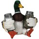 River's Edge Duck holding Glass Salt & Pepper Shaker Set