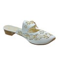 DimeCity Women's 'Lucie' Metallic Embroidered Slip-on Shoes