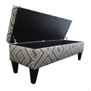 Brooke Nouvea Designer 10-button Tufted Storage Bench