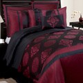 Lush Decor Beijing 8-piece Red Comforter Set