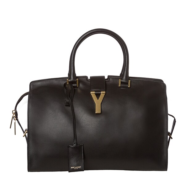Yves Saint Laurent \u0026#39;Cabas Classique Y\u0026#39; Leather Tote Bag - 15251620 ...