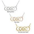 Mondevio Sterling Silver Infinity Knot Necklace