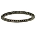 10k Black Gold 1/3ct TDW Black Diamond Eternity Wedding Band
