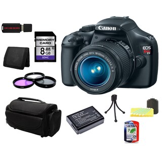 Canon EOS T3 SLR Camera 18-55mm IS II Lens 8GB Bundle