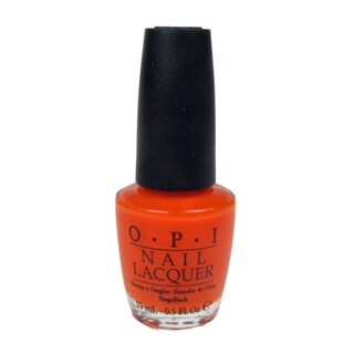 OPI Y'All Come Back Ya Hear Orange Nail Lacquer