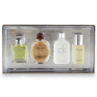 Calvin Klein Variety Men's 4-Piece Mini Gift Set