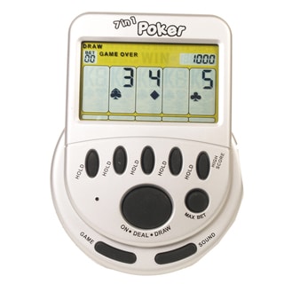 Classic Mega Screen 7 in 1 Poker Handheld Game