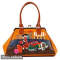 Nicole Lee 'Bega Vacation' Patchwork Satchel