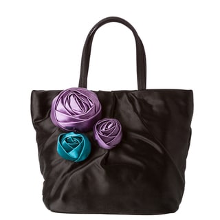 Prada 'Raso' Pleated Rose Mini Tote