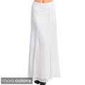 Stanzino Women's Solid Maxi Skirt
