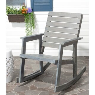 Safavieh Outdoor Alexei Brown Rocking Chair