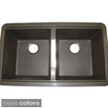 Ukinox Granite 50/50 Double-bowl Undermount Sink