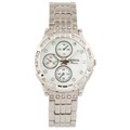 Geneva Premiere Women's 'Bling' Mother of Pearl Dial Watch