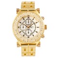 Geneva Premiere Women's 'Bling' Goldtone Mother of Pearl Watch