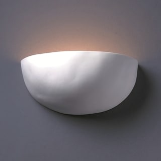 One-light Zia Ceramic Bisque Wall Sconce