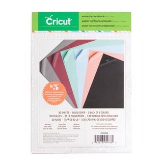 Click to Enlarge for Cricut Antiquity 8.5-inch x12-inch Cardstock (Pack of 3) Cricut Antiquity 8.5-inch x12-inch Cardstock (Pack of 3)-Image