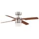 Fanimation Multimax 52-inch Brushed Nickel 2-light Ceiling Fan