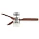 Fanimation Multimax 52-inch Brushed Nickel 2-light Ceiling Fan