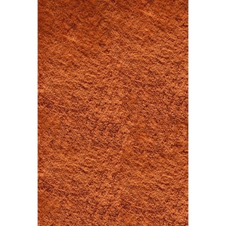Hand-tufted Posh Orange Shag Rug (3' x 5')