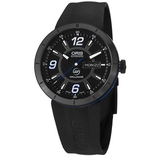Oris Men's 'TT1 Diver' Black Dial Black Rubber Strap Automatic Watch