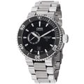 Oris Men's 'TT1 Diver' Black Dial Stainless Steel Automatic Watch