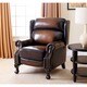ABBYSON LIVING Vienna Hand Rubbed Top Grain Leather Pushback Recliner