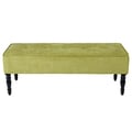 angelo:HOME Brighton Hill Parisian Green Meadow Velvet Large Bench