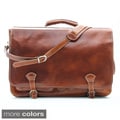 Alberto Bellucci 'Florence' Italian Leather Messenger Bag