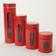 Anchor Hocking 4-piece Palladian Red Stacking Jars 