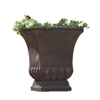 Hot Deal Large Rustic Metal Planter Urn