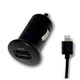 Symtek TekPower USB Car Charger with Charge & Sync Cable with Lightning Connector
