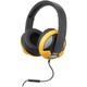 SYBA Multimedia Oblanc U.F.O. Yellow Stereo Headphone w/In-line Micro