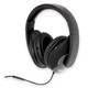 SYBA Multimedia Oblanc Shell Black Subwoofer Headphone w/In-line Micr