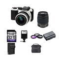 Pentax K-01 Digital Camera/ 18-55mm & 50-200mm & Digital Flash Bundle