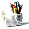 Fist Pen Holder with Paper Clip Magnet