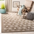 Martha Stewart Puzzle Molasses Brown Wool Rug (3' 9 x 5' 9)