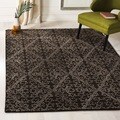 Martha Stewart Strolling Garden Coffee/ Brown Wool/ Viscose Rug (5' 6 x 8' 6)