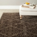 Martha Stewart Strolling Garden Coffee/ Brown Wool/ Viscose Rug (8' 6 x 11' 6)