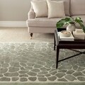 Martha Stewart Arusha Grassland Green Wool/ Viscose Rug (9' x 12')