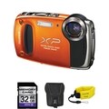 Fujifilm FinePix XP50 14MP Waterproof Digital Camera Bundle