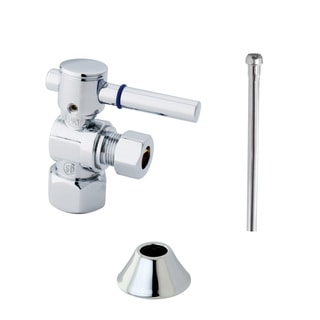 Decorative Polished-Chrome Toilet Supply Kit-Image