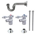 Decorative Chrome Plumbing Supply Kit