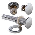 Elite Chrome Luxury Bathroom Sink Pop-up Drain With Umbrella Basket Design