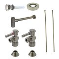 Satin NIckel Vessel Sink Plumbing Supply Kit